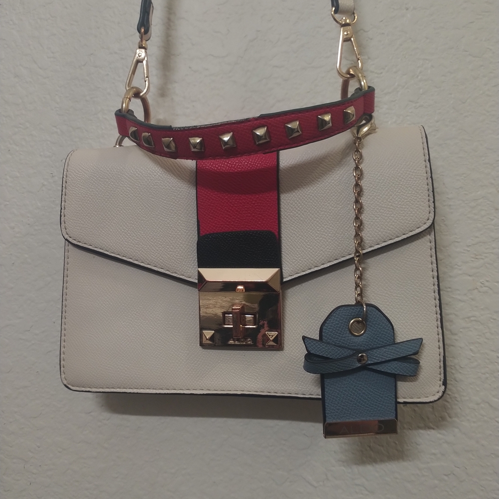 Aldo White Crossbody Bag